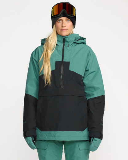 Women's Fern Ins Gore Pullover Spruce Green - Volcom