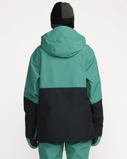 Women's Fern Ins Gore Pullover Spruce Green - Volcom