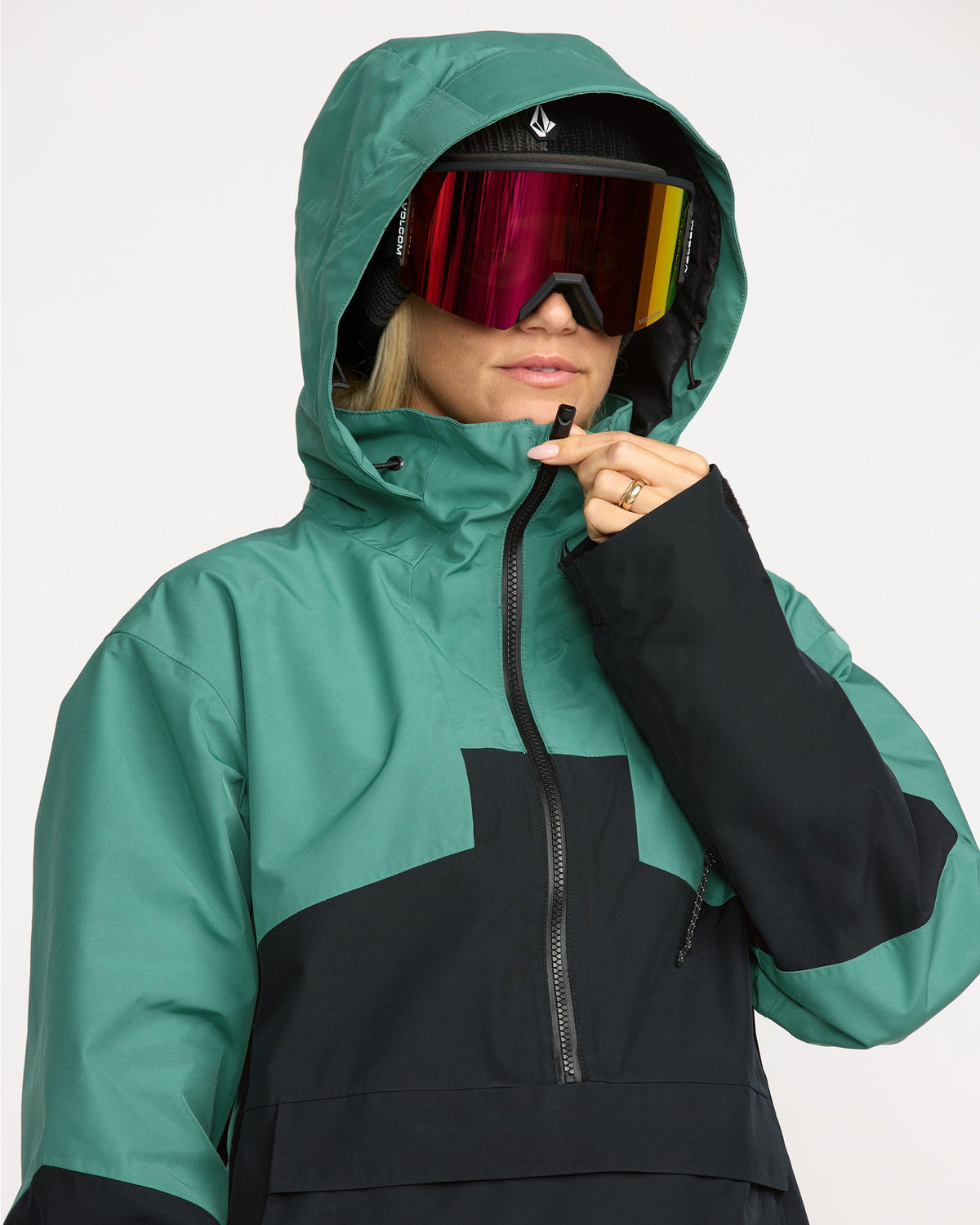 Women's Fern Ins Gore Pullover Spruce Green - Volcom