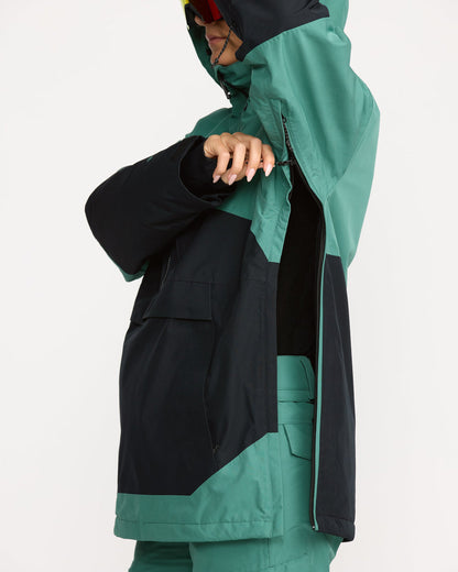 Women's Fern Ins Gore Pullover Spruce Green - Volcom