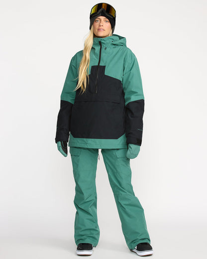 Women's Fern Ins Gore Pullover Spruce Green - Volcom