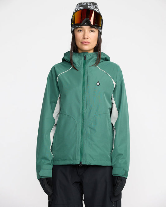 Women's Stone Smokeshow 20K Jacket Spruce Green - Volcom