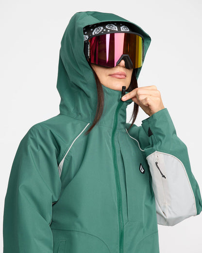 Women's Stone Smokeshow 20K Jacket Spruce Green - Volcom