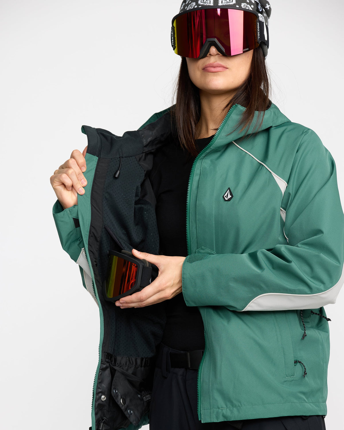 Women's Stone Smokeshow 20K Jacket Spruce Green - Volcom