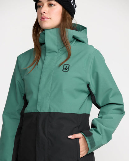 Women's Bolt Insulated Jacket Spruce Green - Volcom