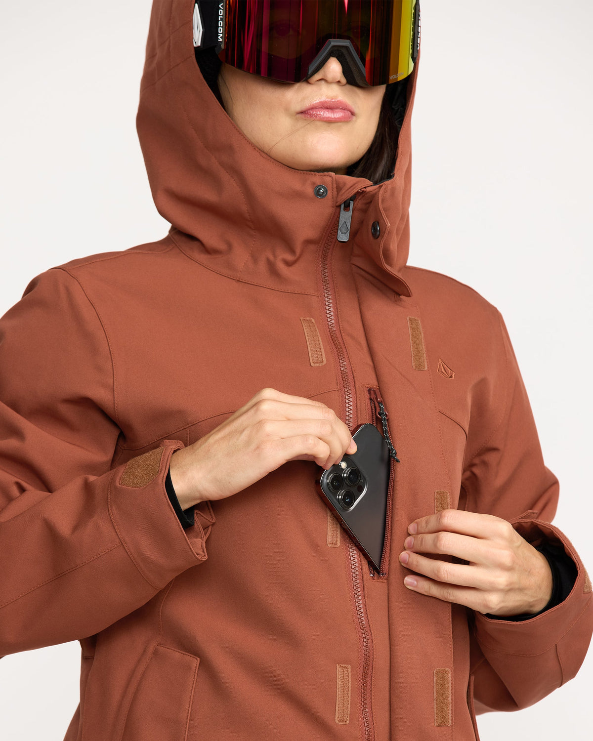 Women's Stoney Shadow Insulated Jacket Henna - Volcom