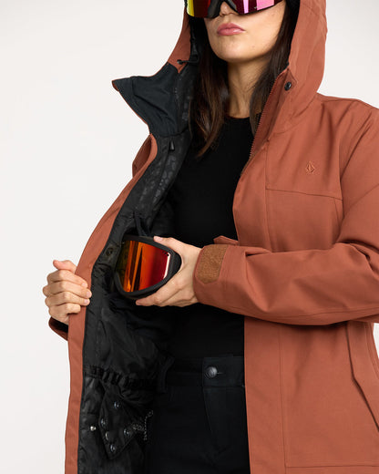 Women's Stoney Shadow Insulated Jacket Henna - Volcom