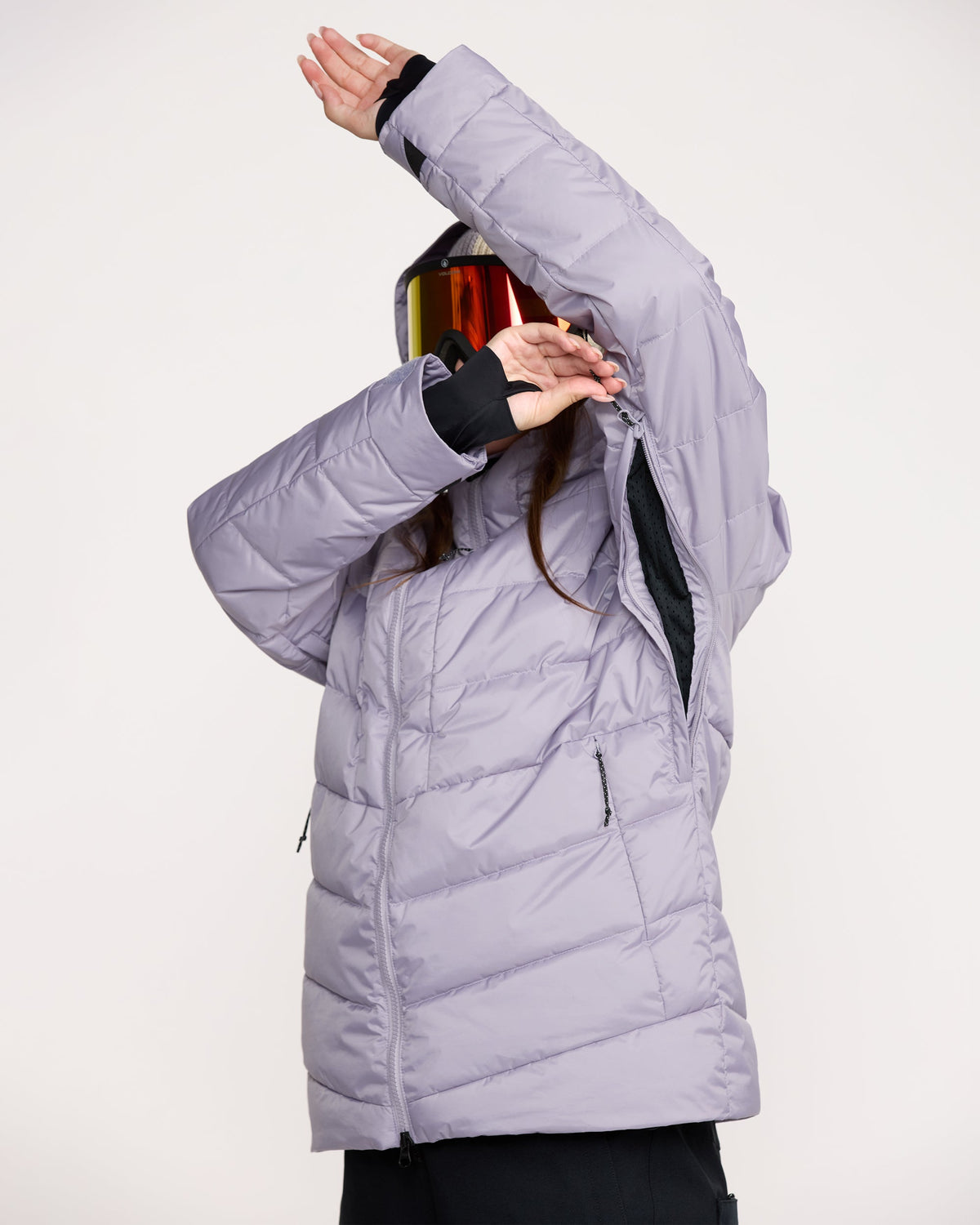 Women's Estes Puff Jacket Lavender Aura - Volcom