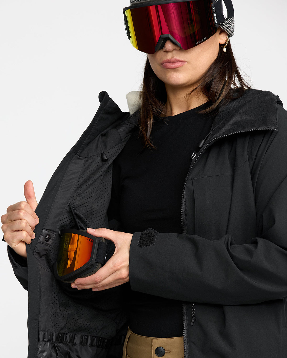 Women's Cloudbreaker Stretch 30K Jacket Black - Volcom