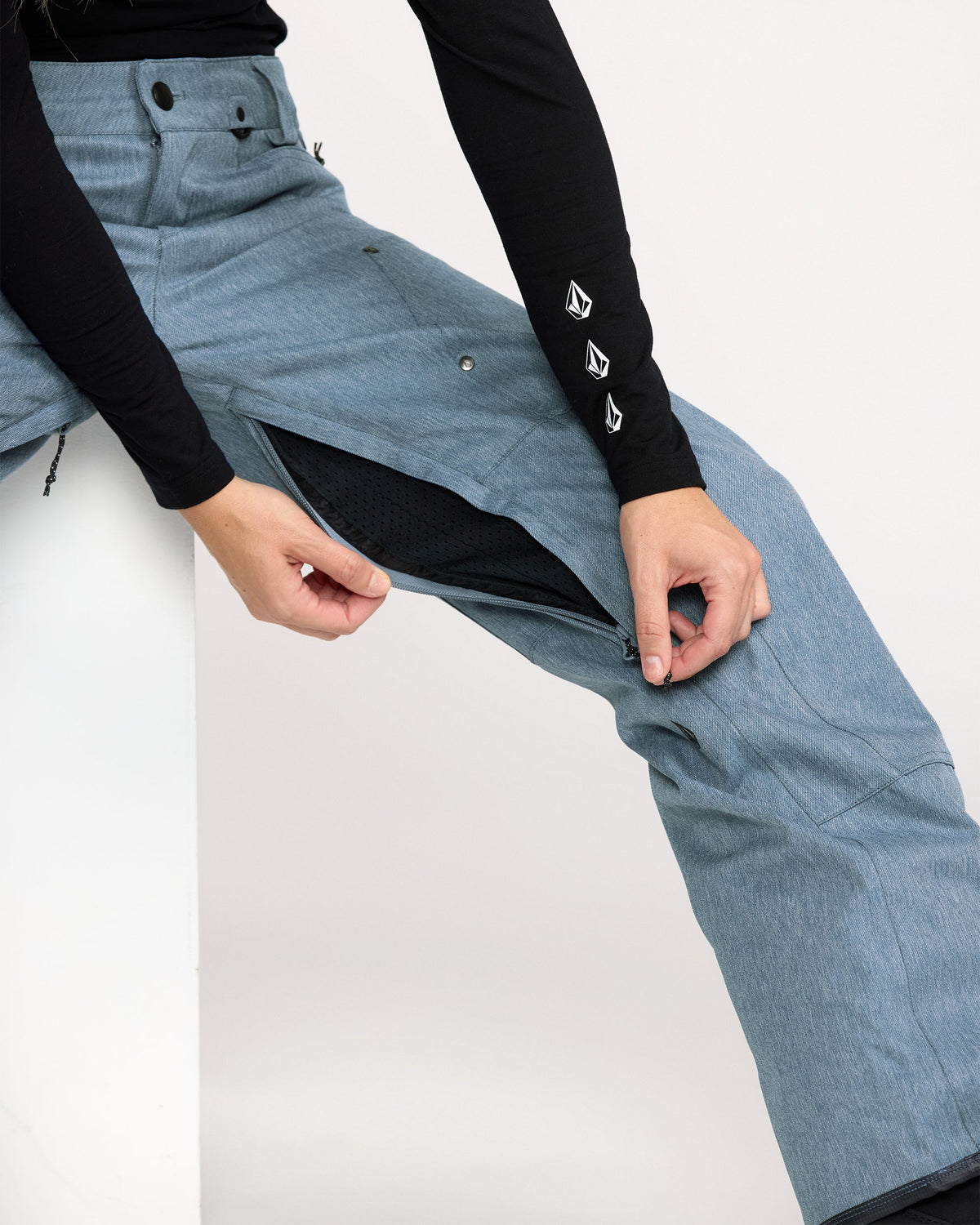 Women's Pollock Pants Denim - Volcom