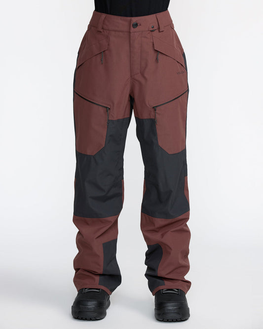 Women's Stone Mica 20K Pants Oxblood - Volcom