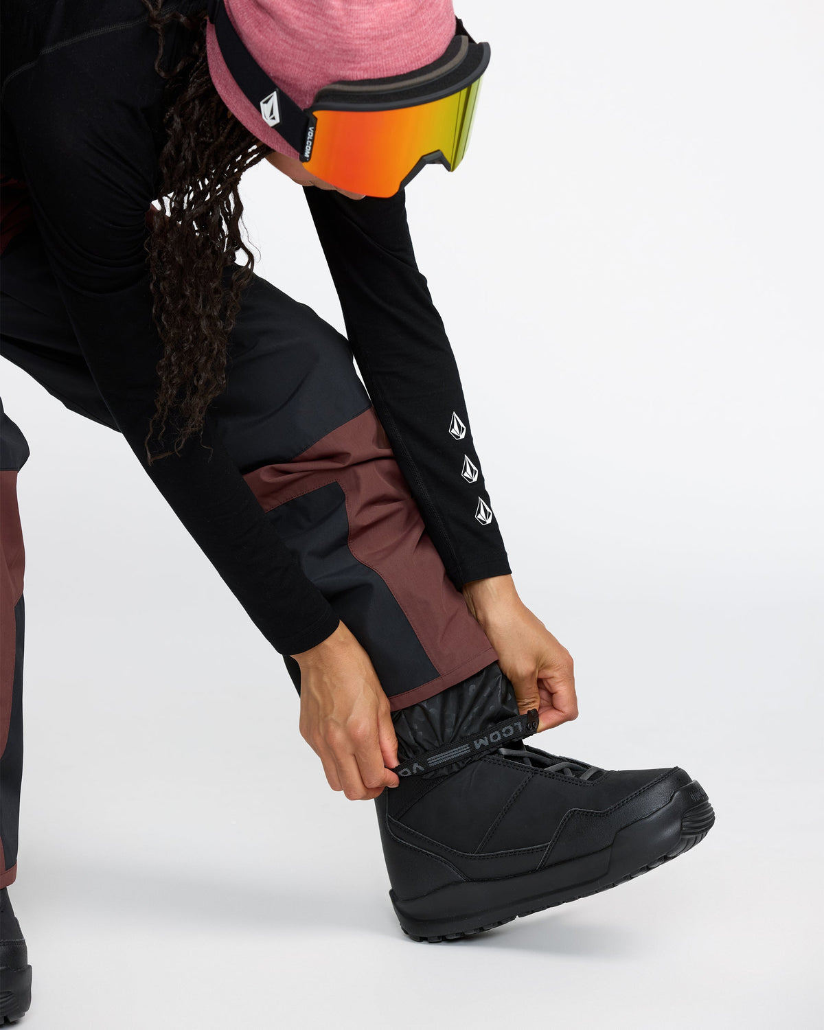 Women's Stone Mica 20K Pants Oxblood - Volcom