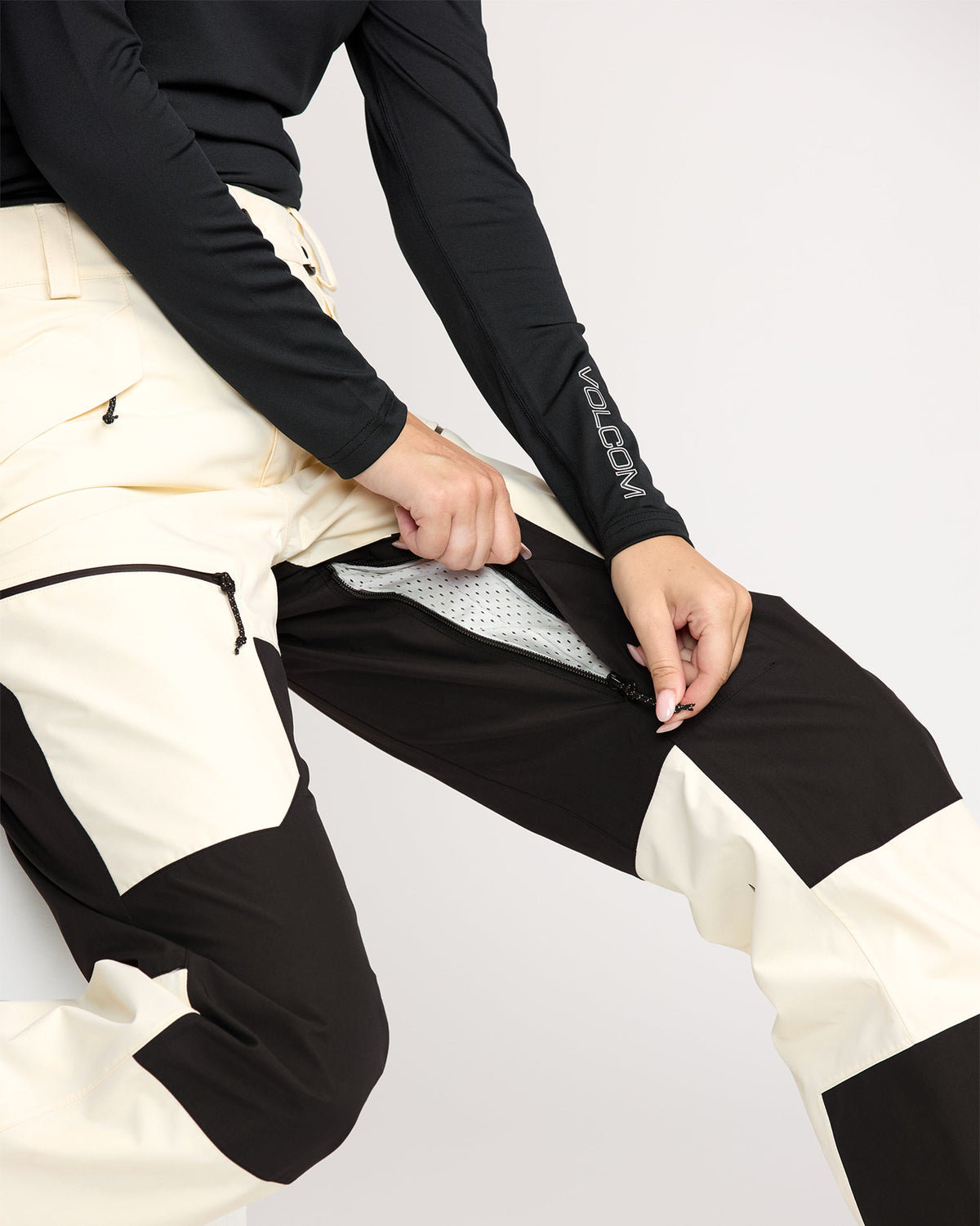 Women's Stone Mica 20K Pants Bone - Volcom