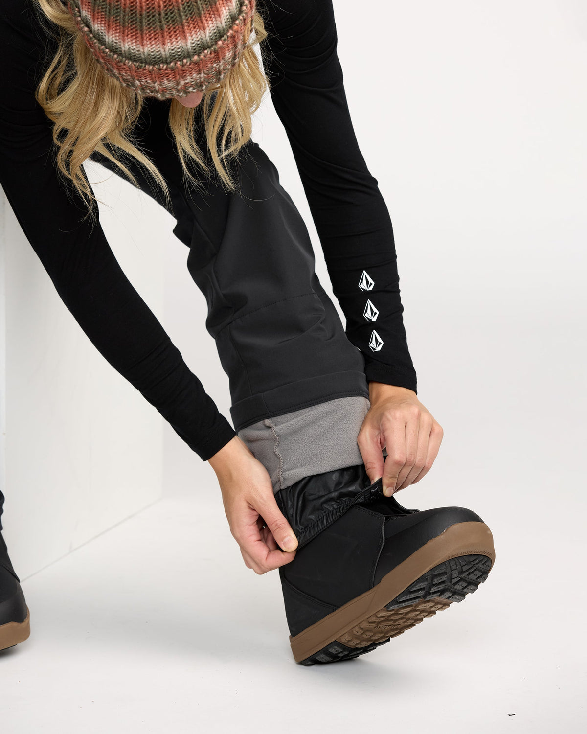 Women's Battle Stretch Hr Pants Black - Volcom