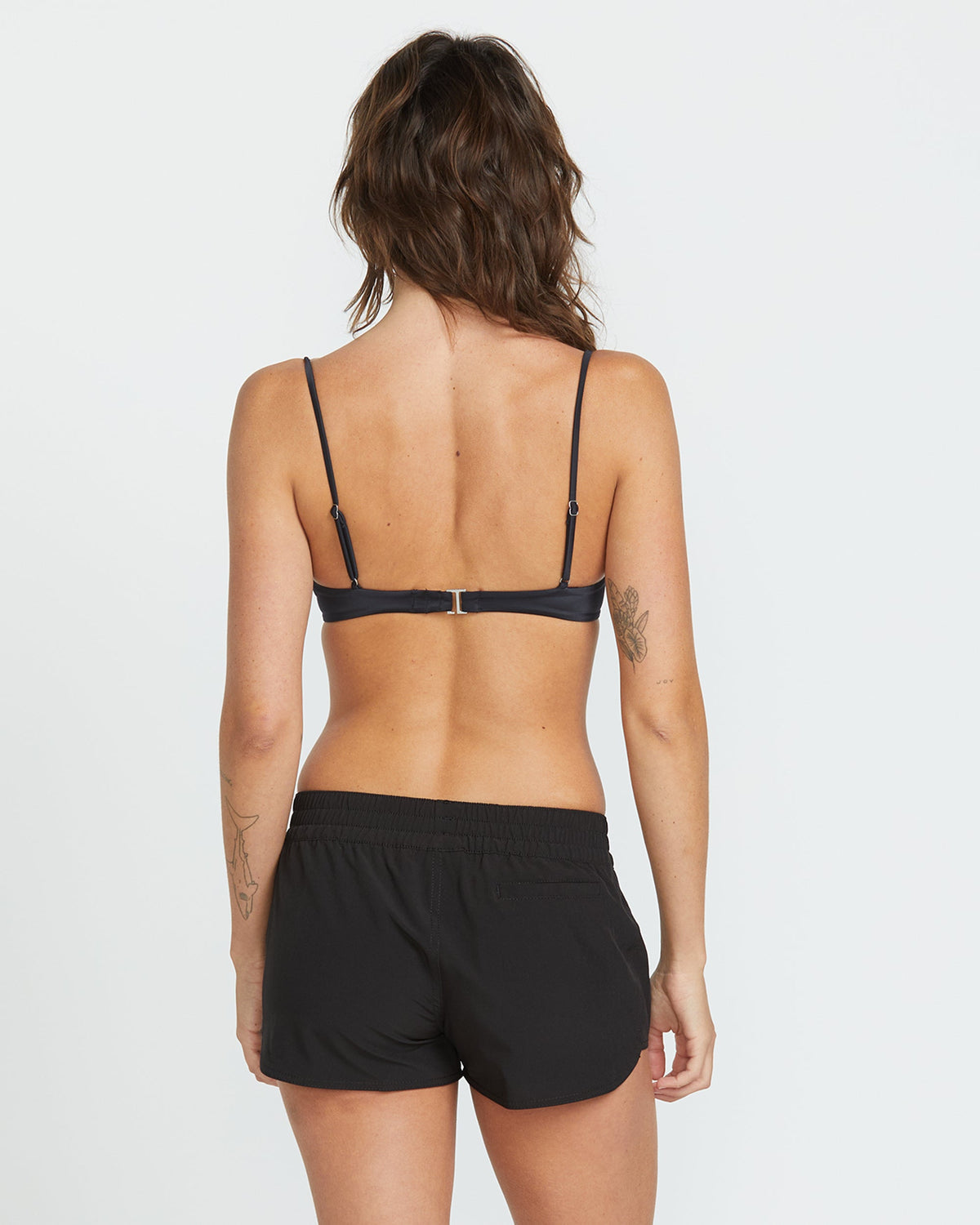 Women's Simply Solid Boardshorts Black - Volcom
