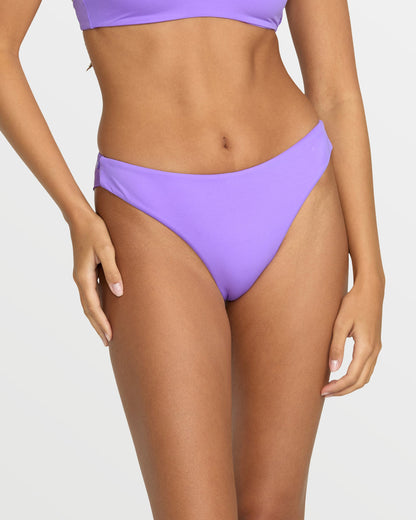Women's Simply Seamless Cheekini Bikini Bottom Purple Passion - Volcom