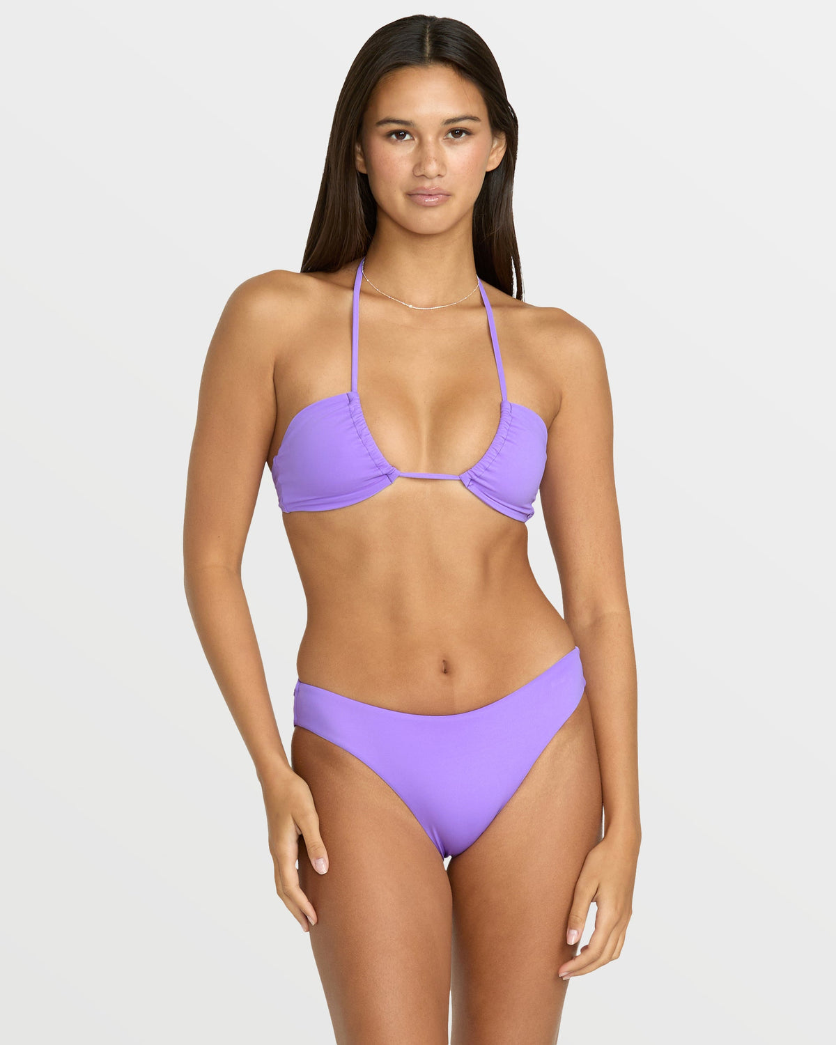 Women's Simply Seamless Full Bikini Bottom Purple Passion - Volcom