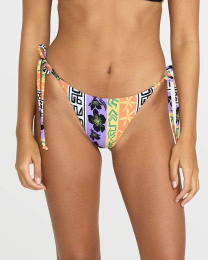 Women's Bring It On Cheekini Bikini Bottom Multi - Volcom