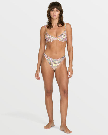 Women's Crossed Path Skimpy Bikini Bottom Multi - Volcom