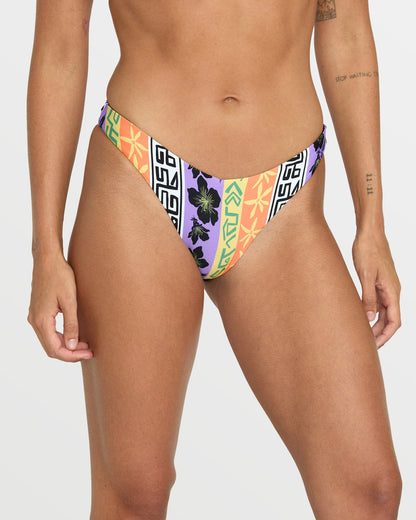 Women's Bring It On V Bottom Bikini Bottom Multi - Volcom