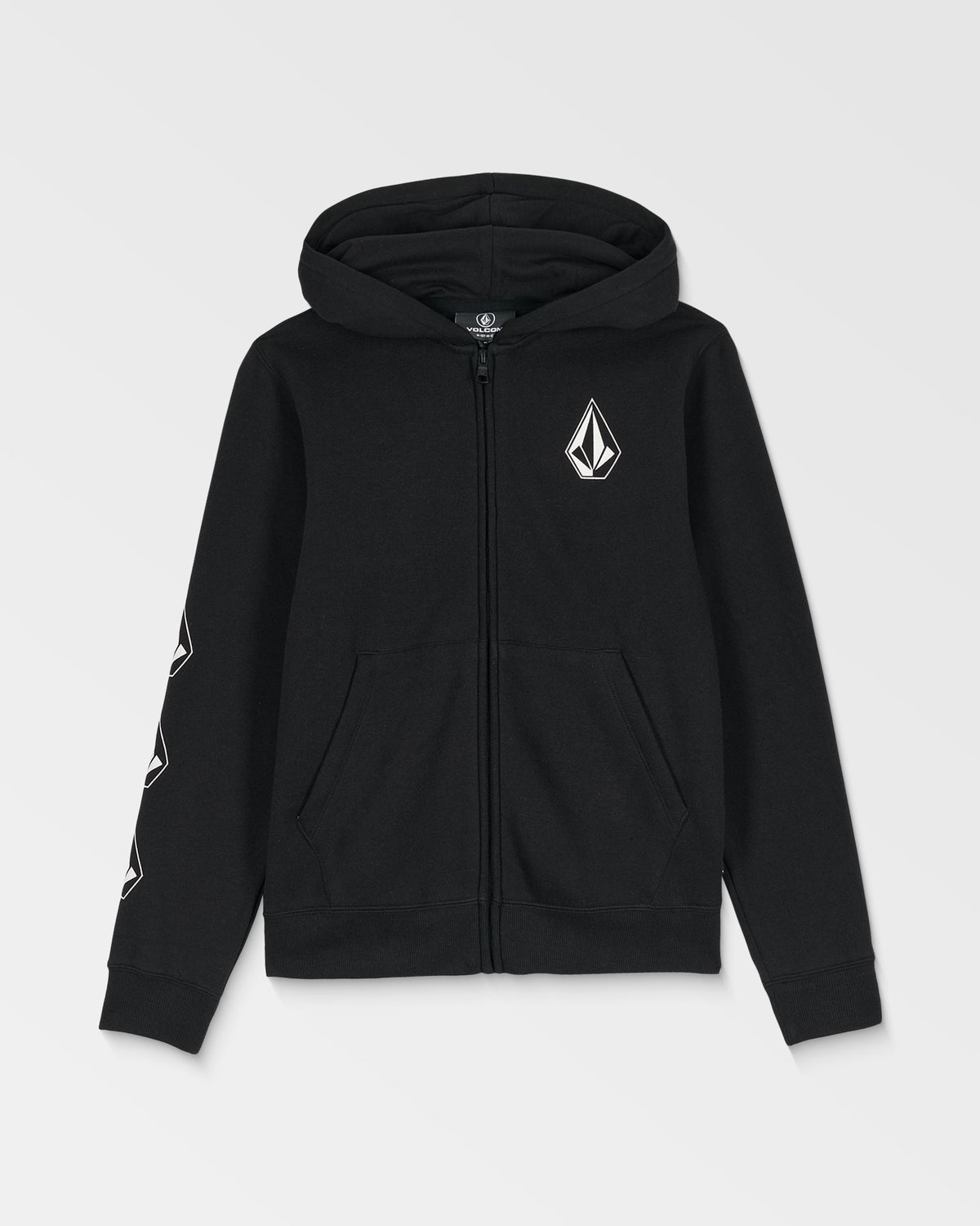 Big Kids' Iconic Stone Gid Zip Black - Volcom