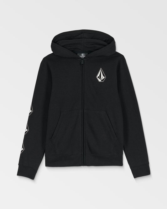 Big Kids' Iconic Stone Gid Zip Black - Volcom