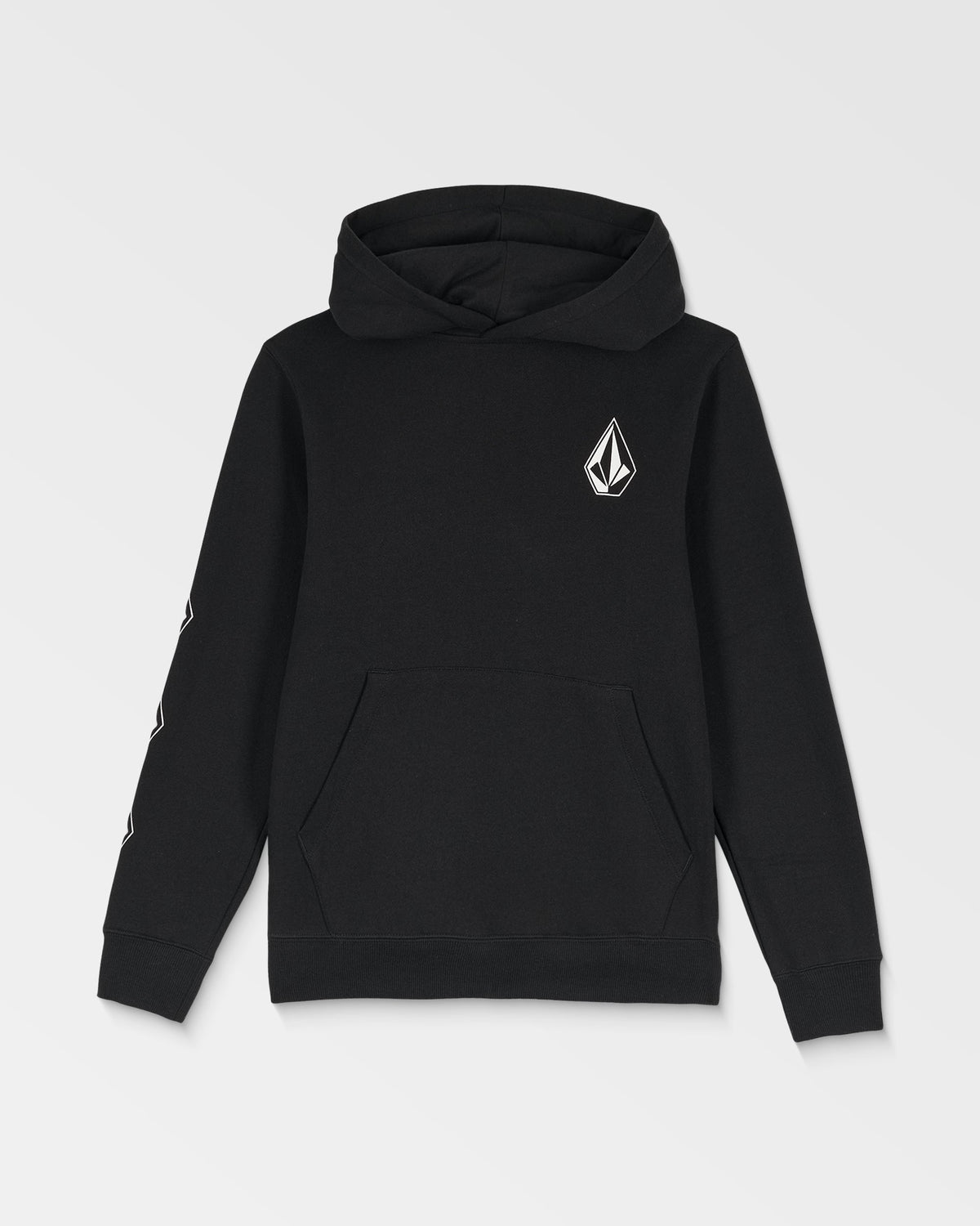 Big Kids' Iconic Stone Grid Pullover Black - Volcom