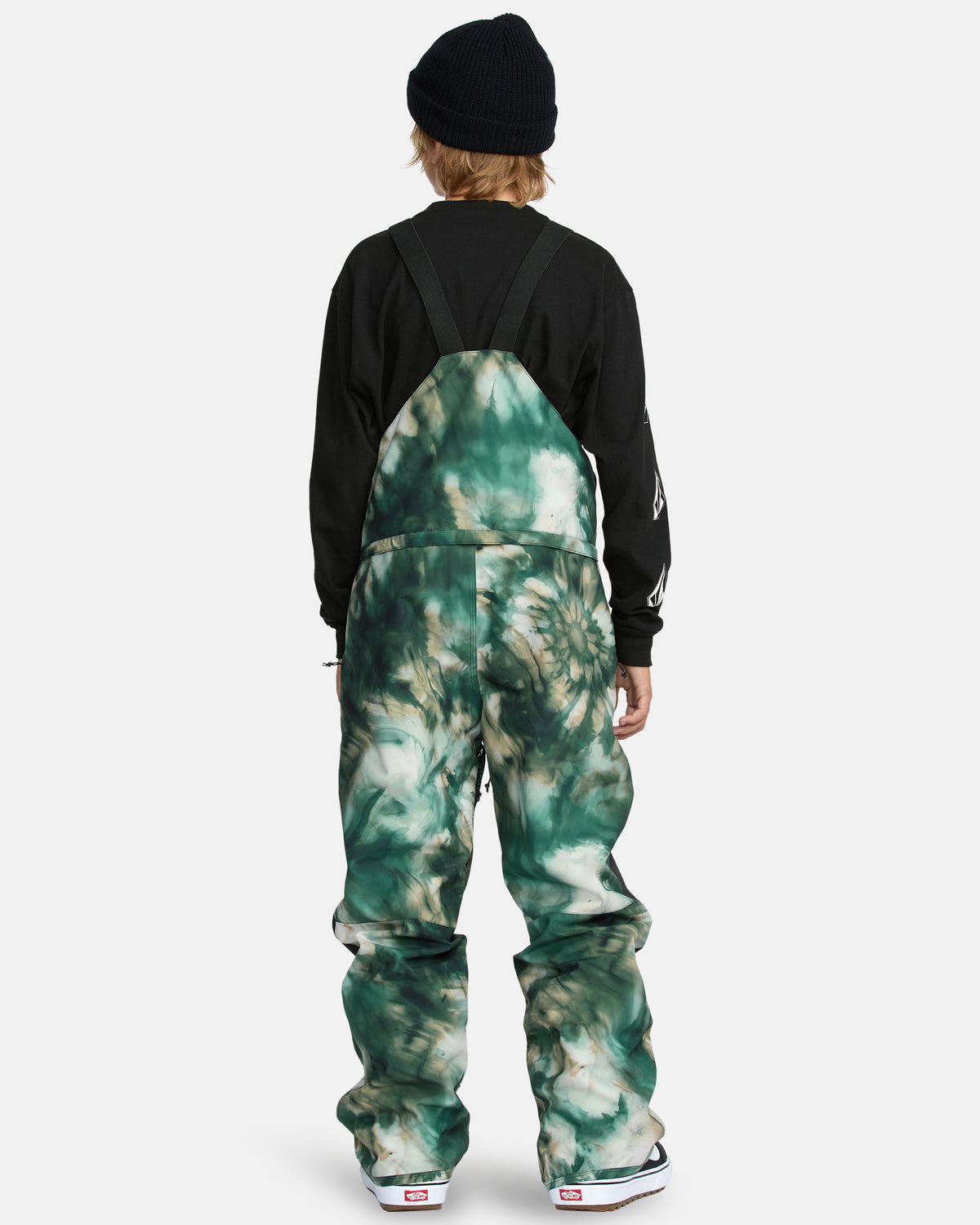 Kids' Barkley Insulated Bib Overall Shamrock Heather - Volcom