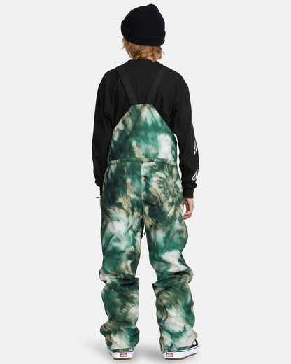 Kids' Barkley Insulated Bib Overall Shamrock Heather - Volcom
