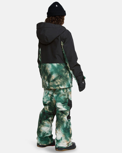 Kids' Barkley Insulated Bib Overall Shamrock Heather - Volcom