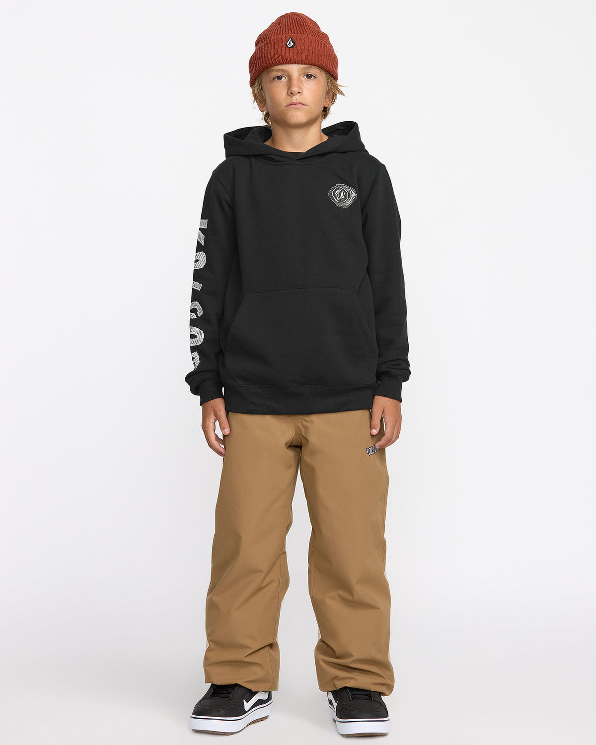 Kids' Youth Essential Hoodie Black - Volcom