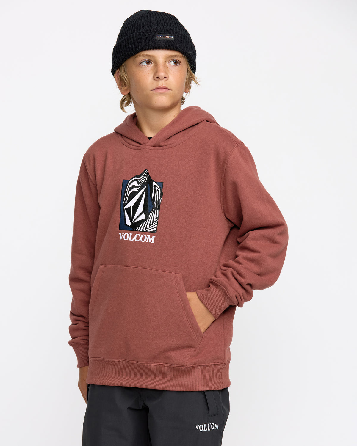 Kids' Youth Essential Hoodie Henna - Volcom