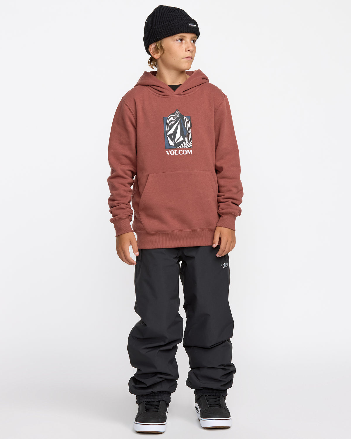 Kids' Youth Essential Hoodie Henna - Volcom