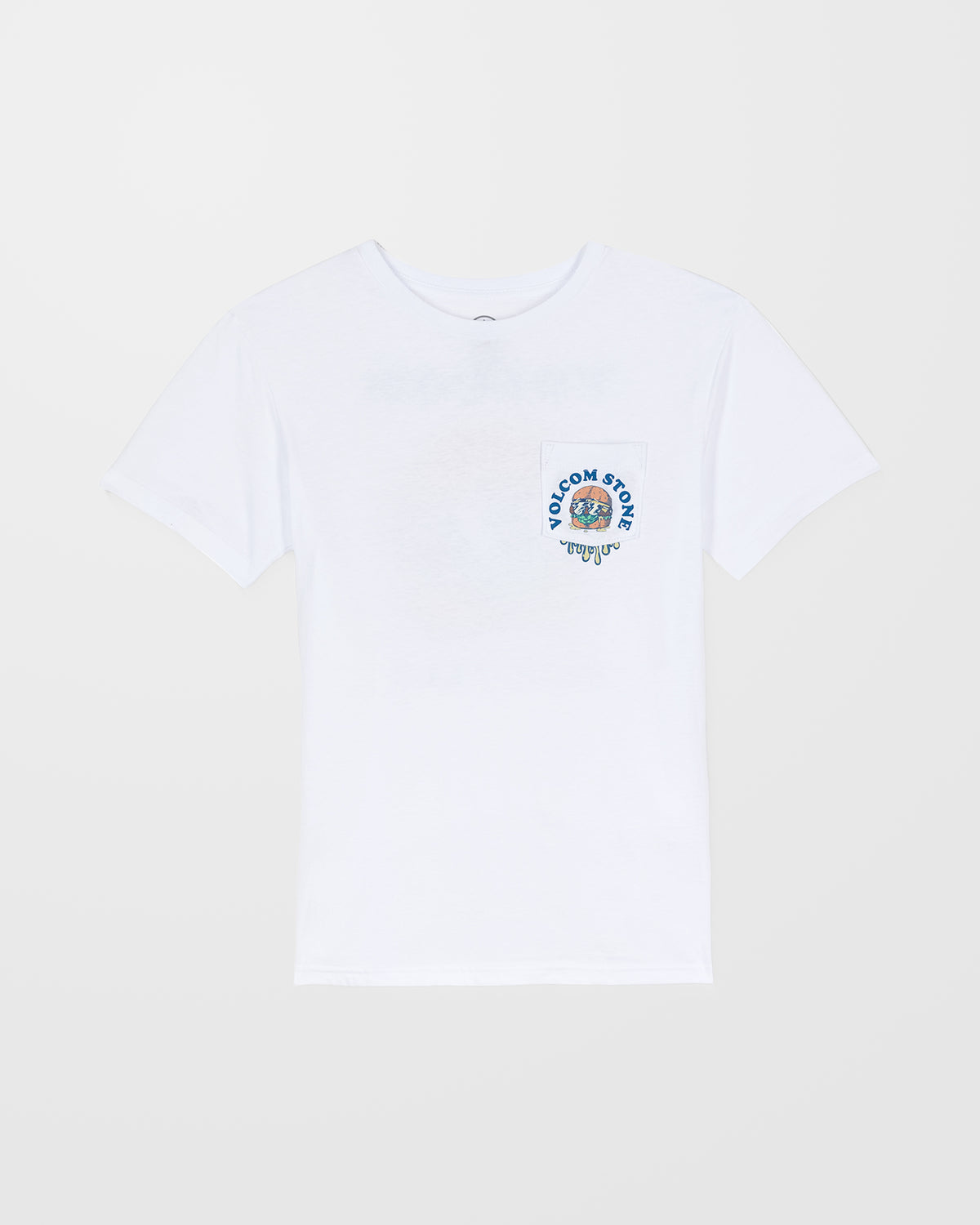 Kids' Burgstone Pocket Tee White - Volcom