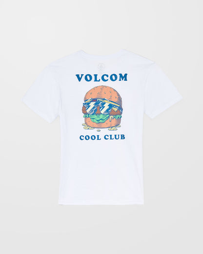 Kids' Burgstone Pocket Tee White - Volcom