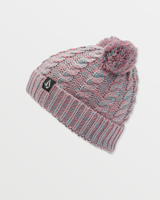 Kids' Stone Pom Beanie Mesa Rose - Volcom