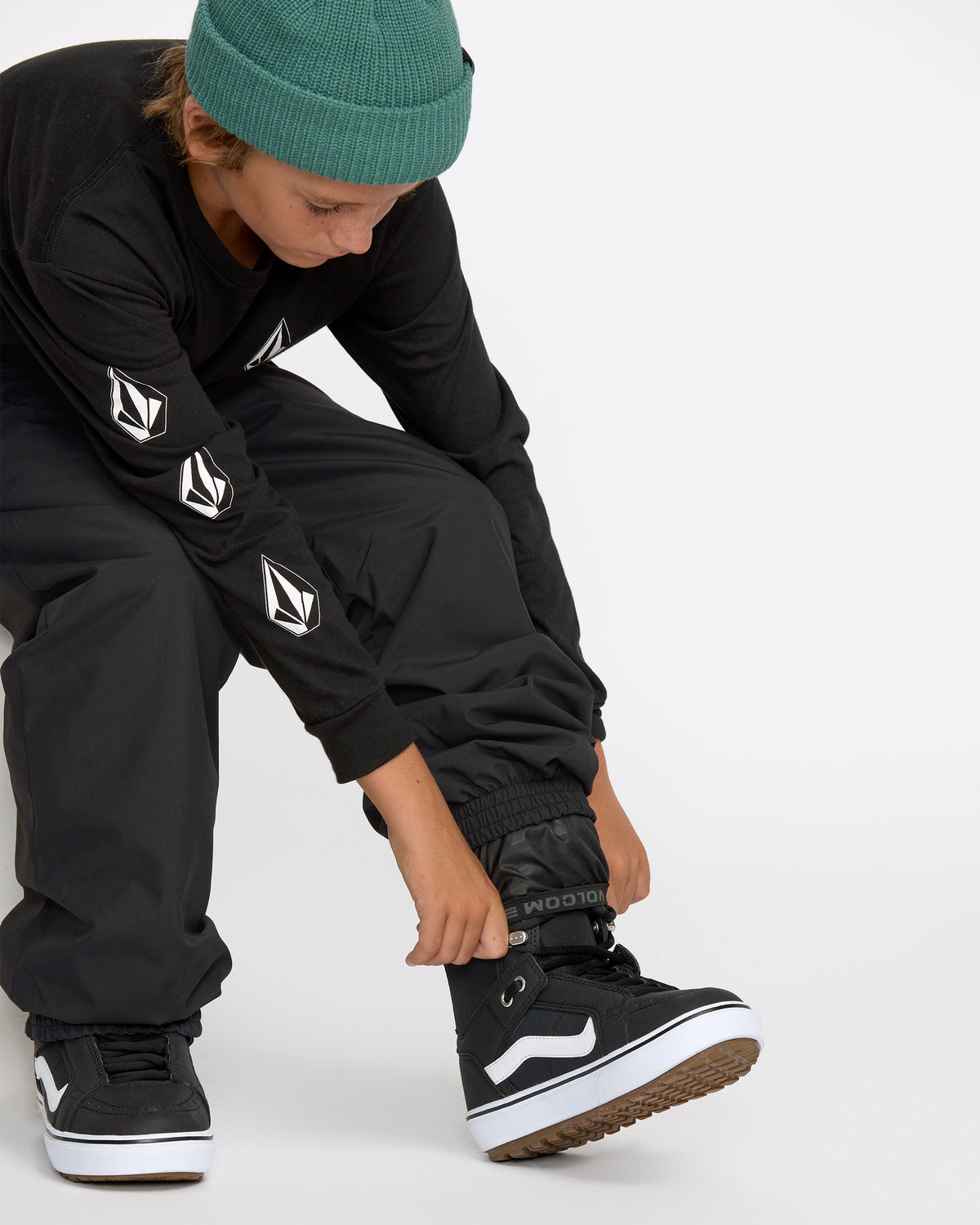 Kids' Chaos Insulated Pants Black - Volcom