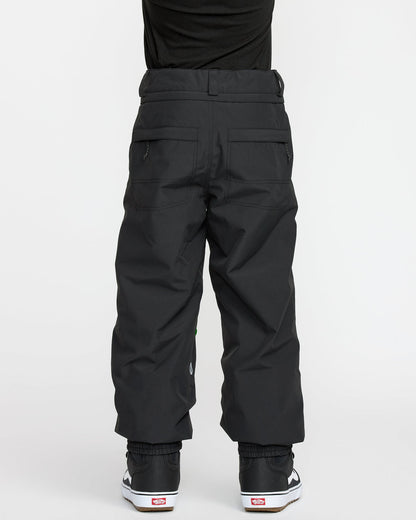Kids' Chaos Insulated Pants Black - Volcom