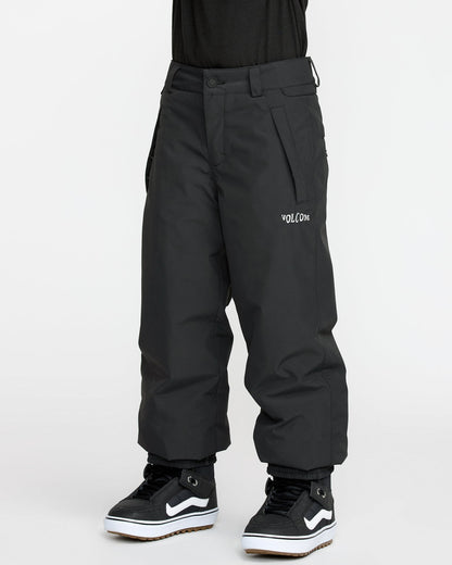 Kids' Chaos Insulated Pants Black - Volcom