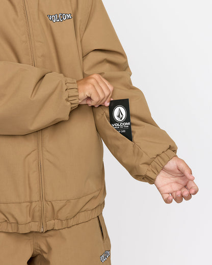 Kids' Chaos Full Zip Jacket Bronze - Volcom