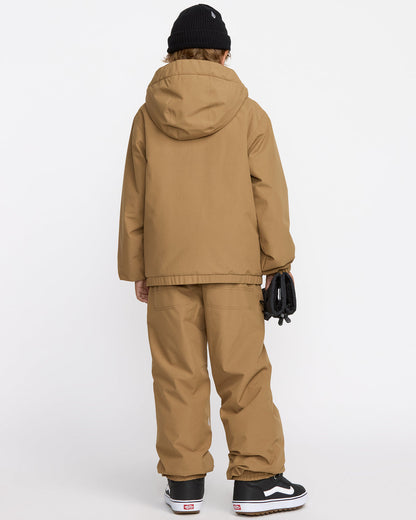 Kids' Chaos Full Zip Jacket Bronze - Volcom