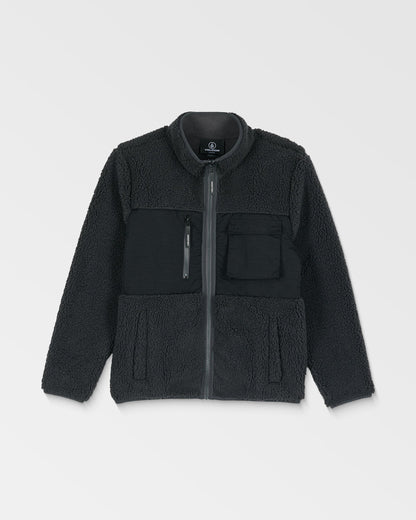 Kids' Storm Stone Zip Fleece Asphalt Black - Volcom