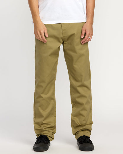 Men's Frickin Chino Pants Dark Khaki - Volcom