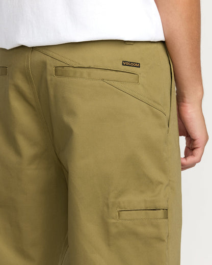 Men's Frickin Chino Pants Dark Khaki - Volcom