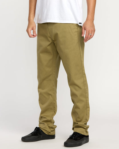 Men's Frickin Chino Pants Dark Khaki - Volcom