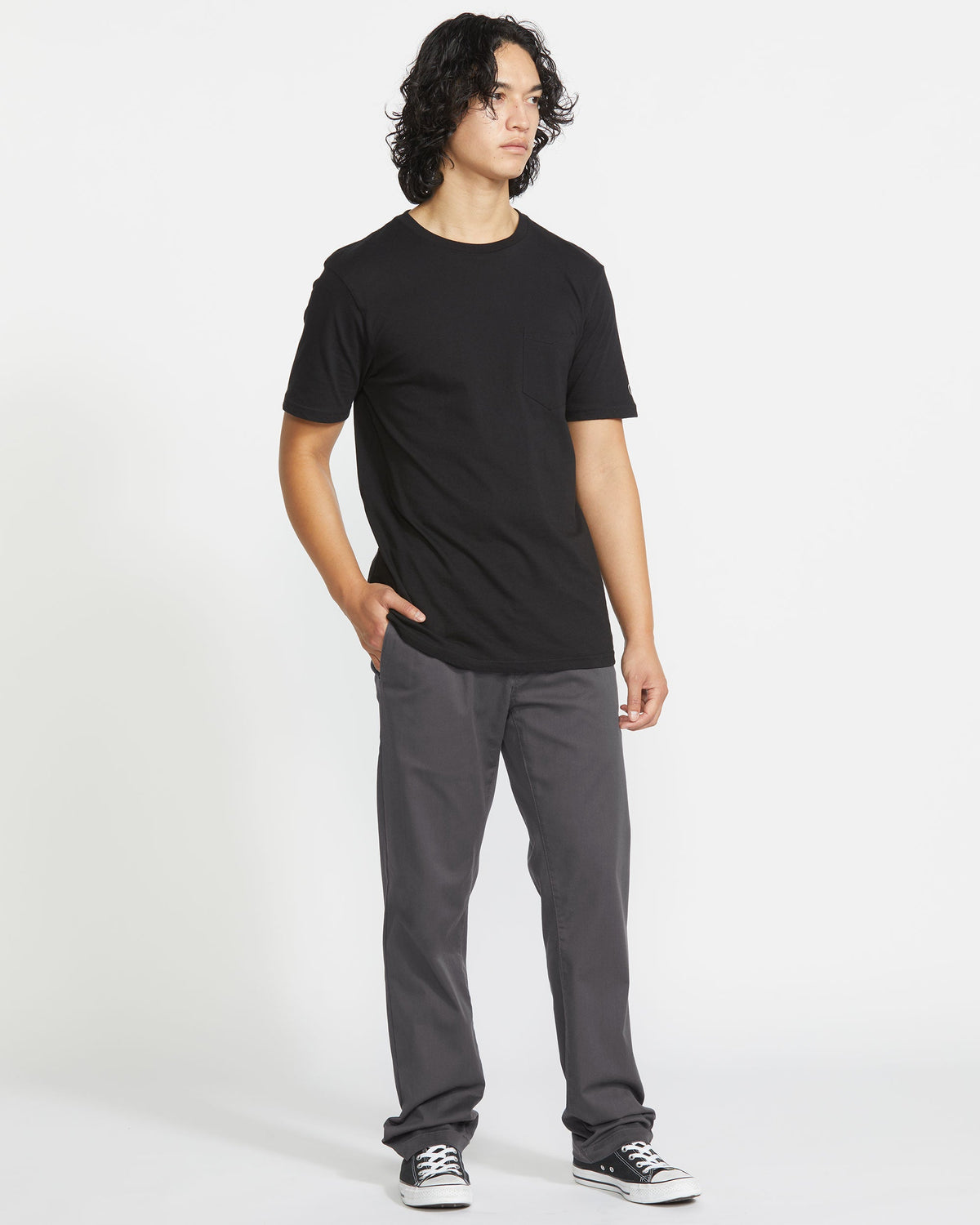 Men's Frickin Modern Stretch Pants Charcoal Heather - Volcom