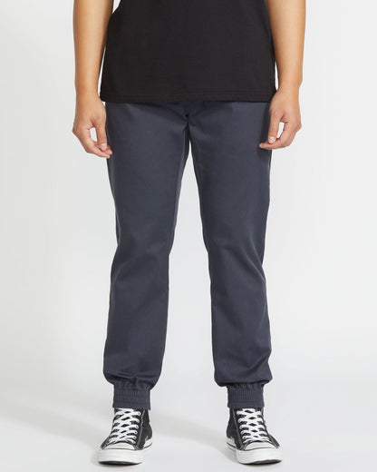 Men's Frickin Slim Jogger Charcoal - Volcom