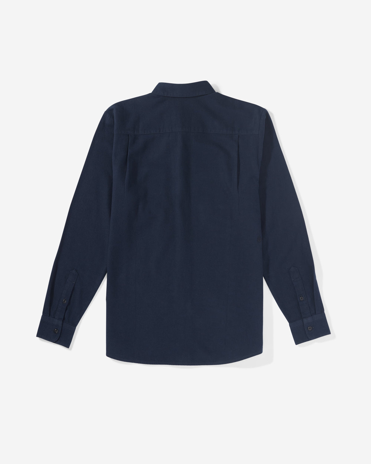 Men's Caden Solid Long Sleeve Shirt Navy - Volcom
