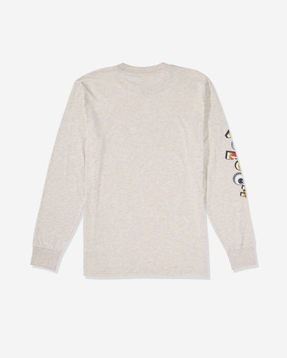 Men's Featured Artist Daniel Shepard Budz Long Sleeve Tee Stone Heather - Volcom