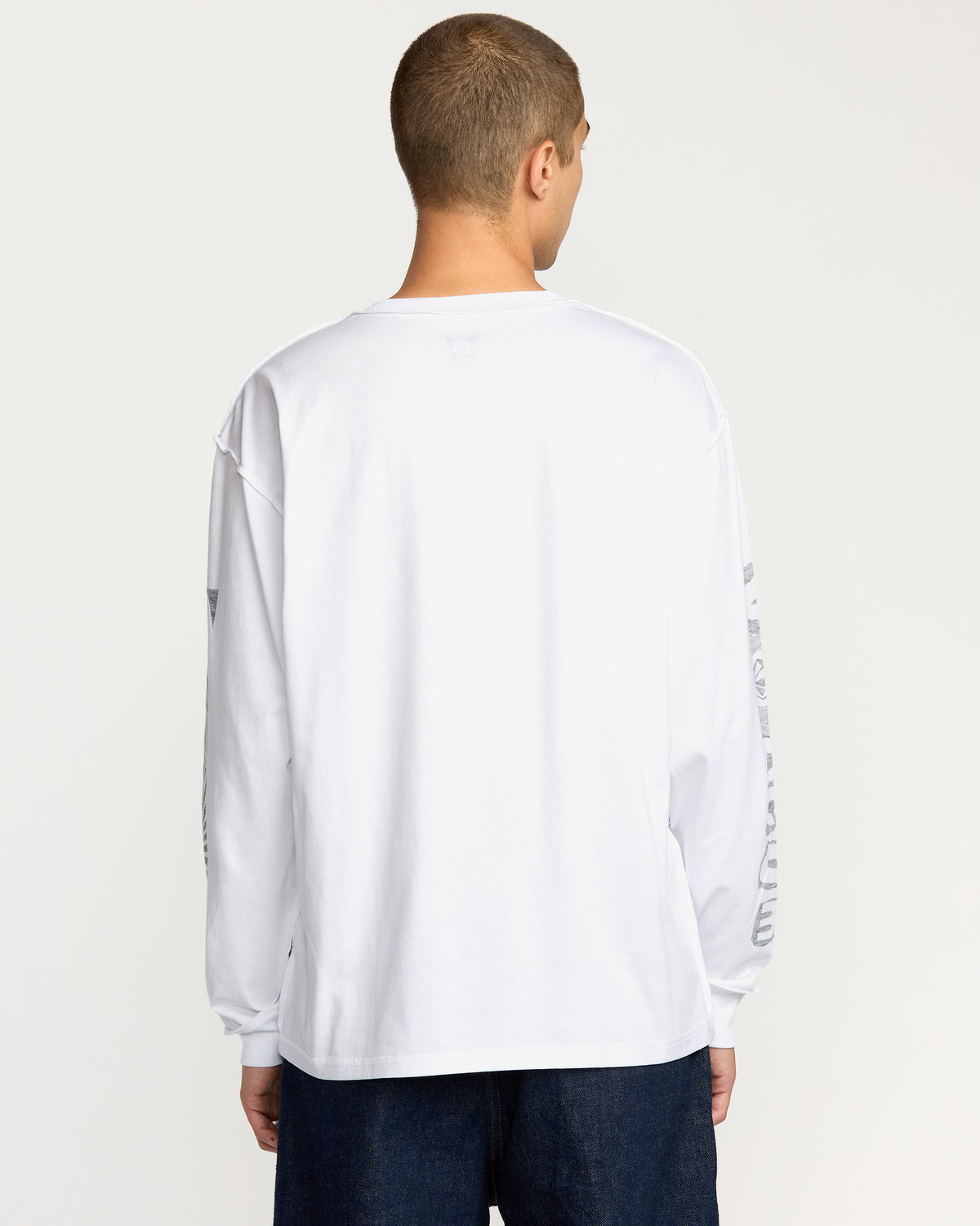 Men's Povj Long Sleeve Tee White - Volcom